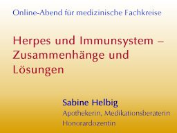 Webinar: Herpes und Immunsystem - Zusammenhänge und Lösungen